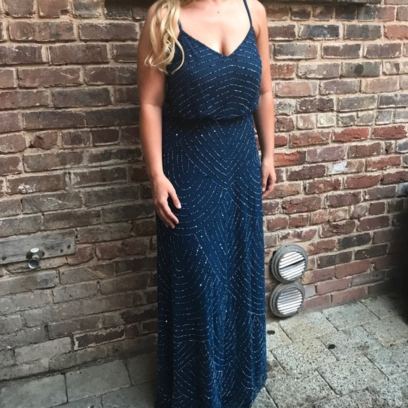 Adrianna Papell Dresses & Skirts - Adrianna Papell Beaded Blouson Gown